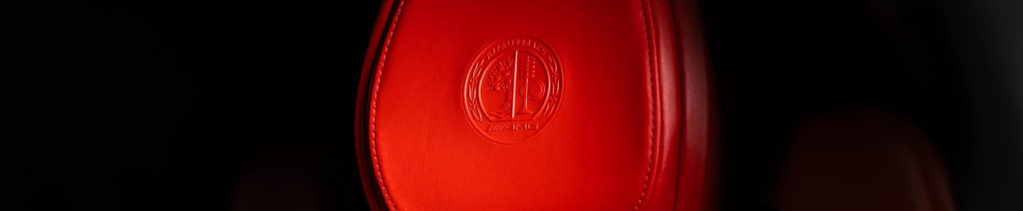 a close-up shot of a clean car seat