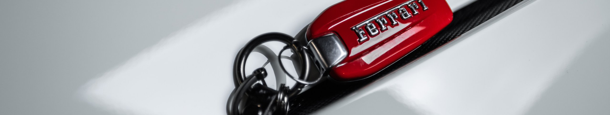 the keys of a ferrari