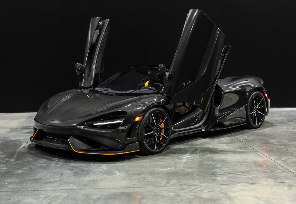 a car with its bi-folding doors open